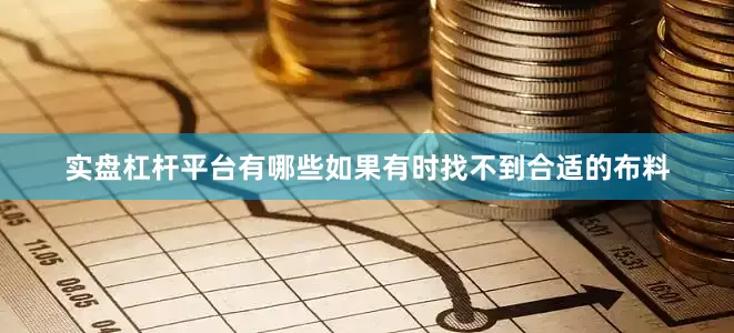 实盘杠杆平台有哪些如果有时找不到合适的布料